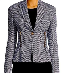 VERSACE Black/White Houndstooth Jacket